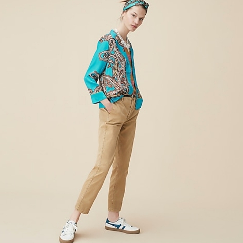 NWT J. Crew Tan Chino Pants Size 24